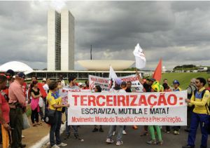 A luta contra a terceirização prossegue