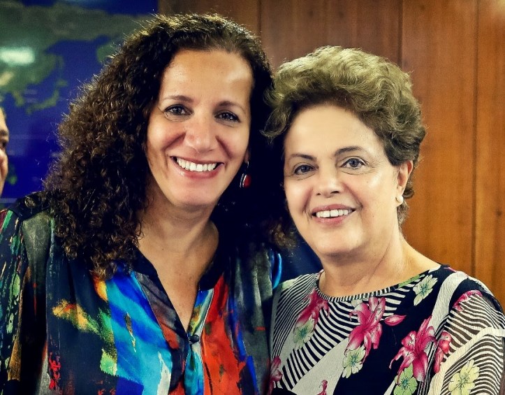 Jandira Feghali e Dilma